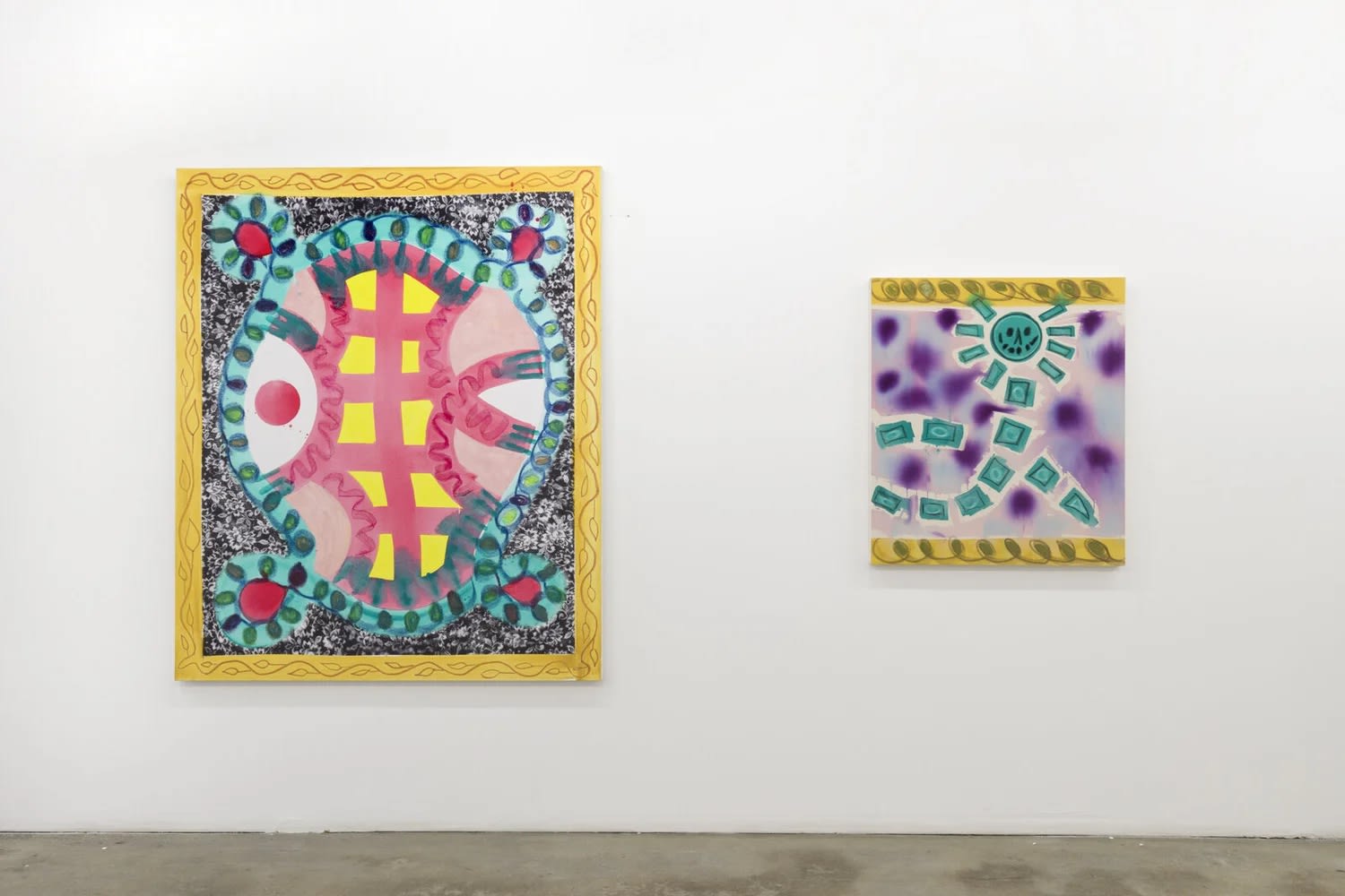 Tamara Gonzales, Talking All Morning, 2021 Installation view