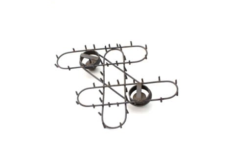 Settings and Set, 2016, brooch, nickel, silver, 4.5 x 3 x .25 inches