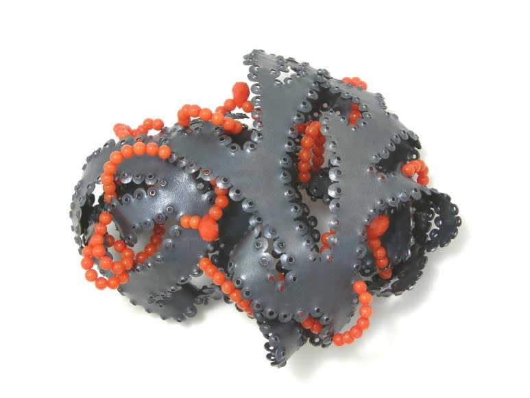 Coral Black Tangle, brooch, 2006