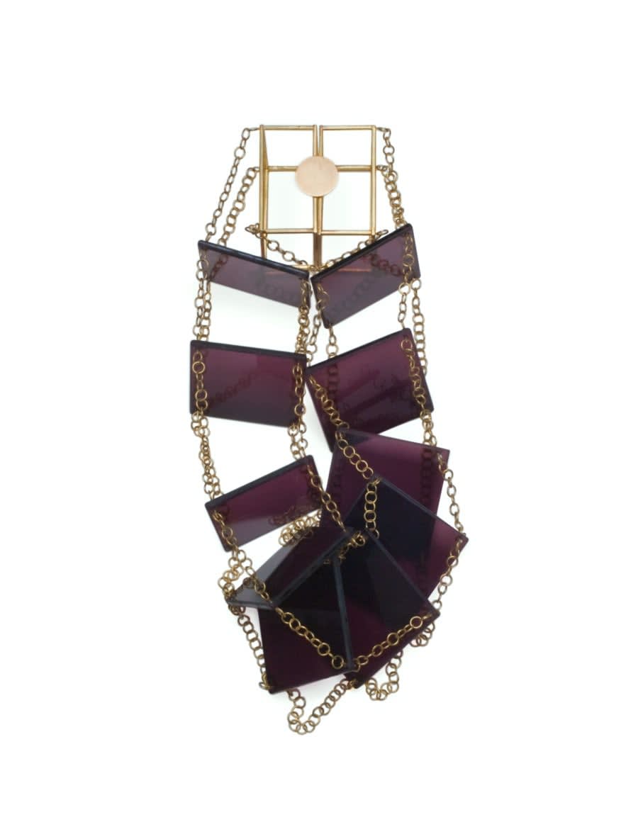 Purple, necklace, 2013