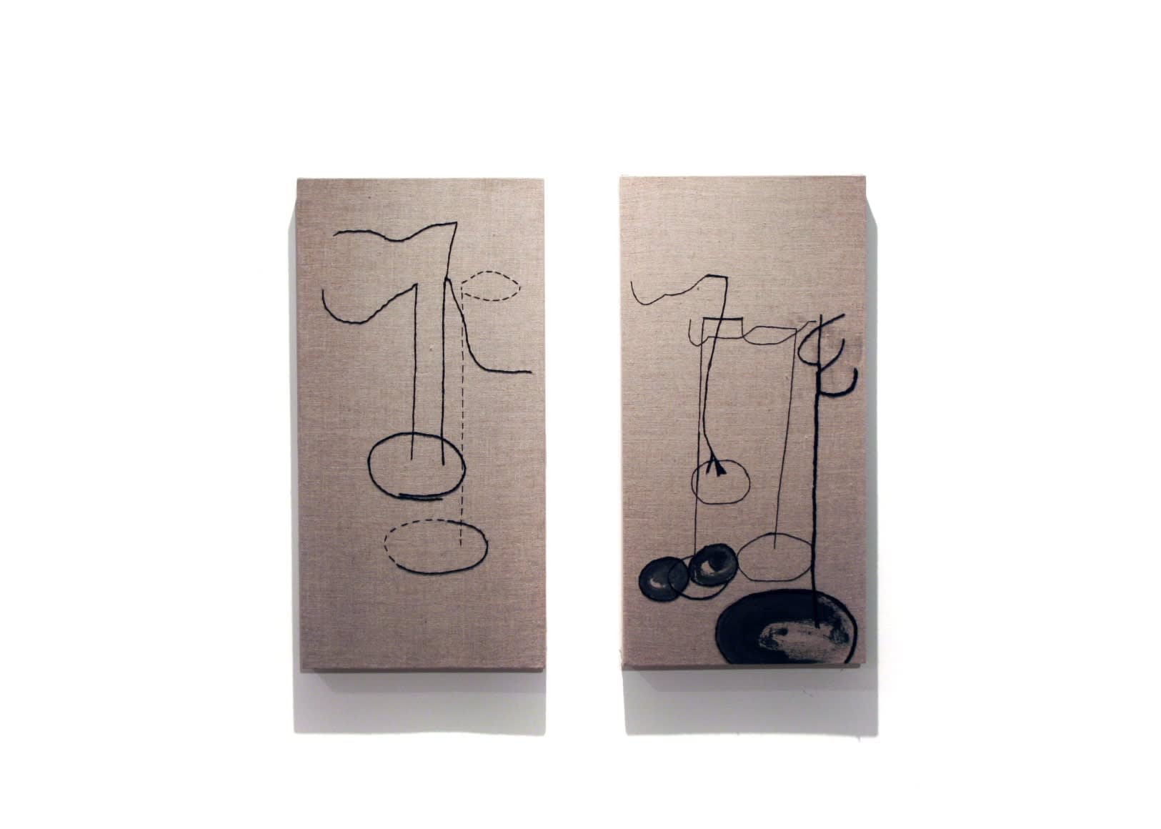 Embroidery drawings, 2016