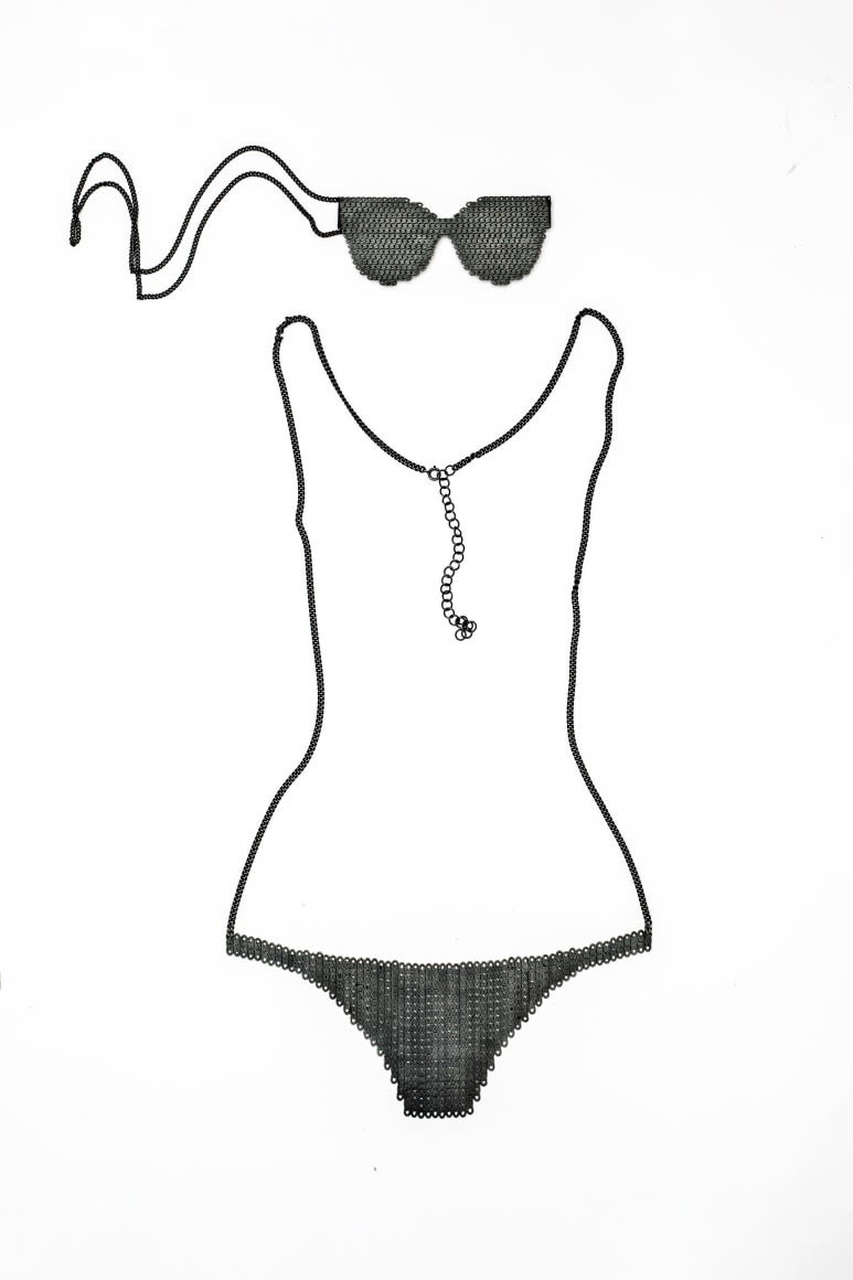 Veronika Fabian, Monokini & Sunglasses, 2022