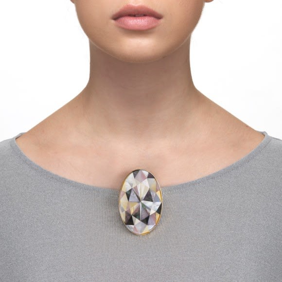 Melanie Georgacopoulos, Oval Brooch