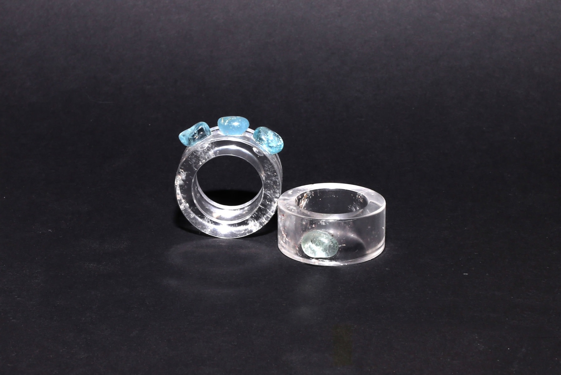 Philip Sajet, Crystal Aquamarine Rings