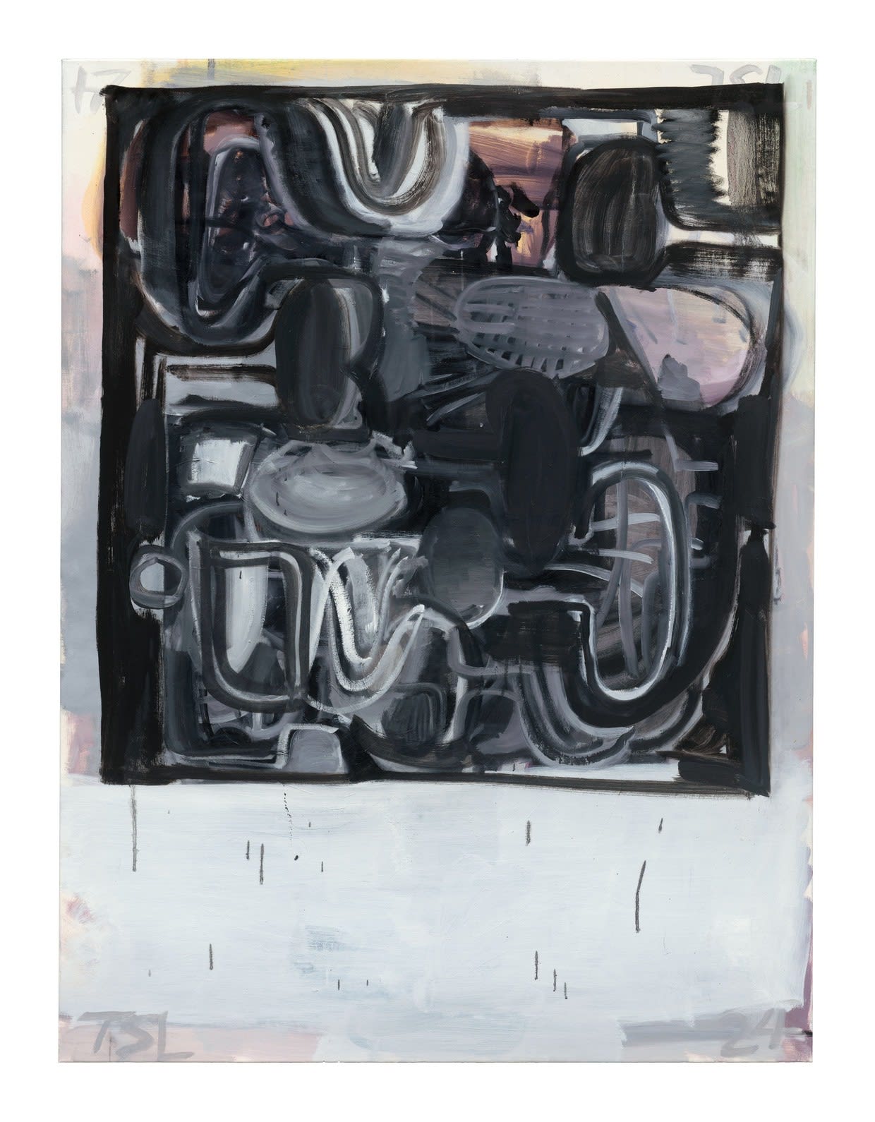 Tessar Lo ｜ packed(legend) ｜ 2024 ｜ Oil on Canvas 油彩於畫布 ｜ 122 x 91.5 cm