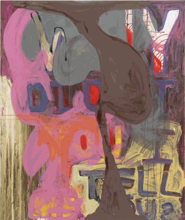 NANCY MURPHY SPICER WHY, 2016 Acrylic on canvas 72 x 60 x 2 inches