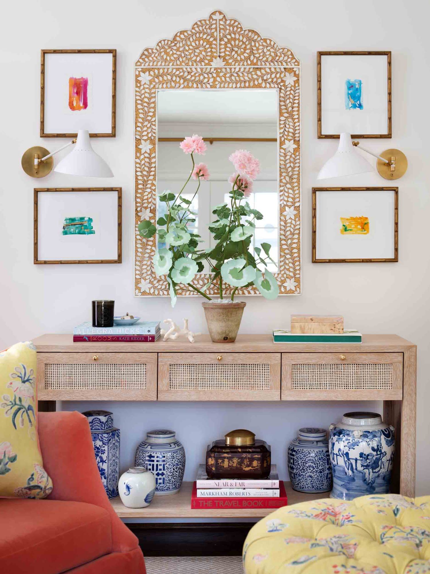 Artwork: Michelle Gagliano (sold) Designer: Elly Poston Interiors