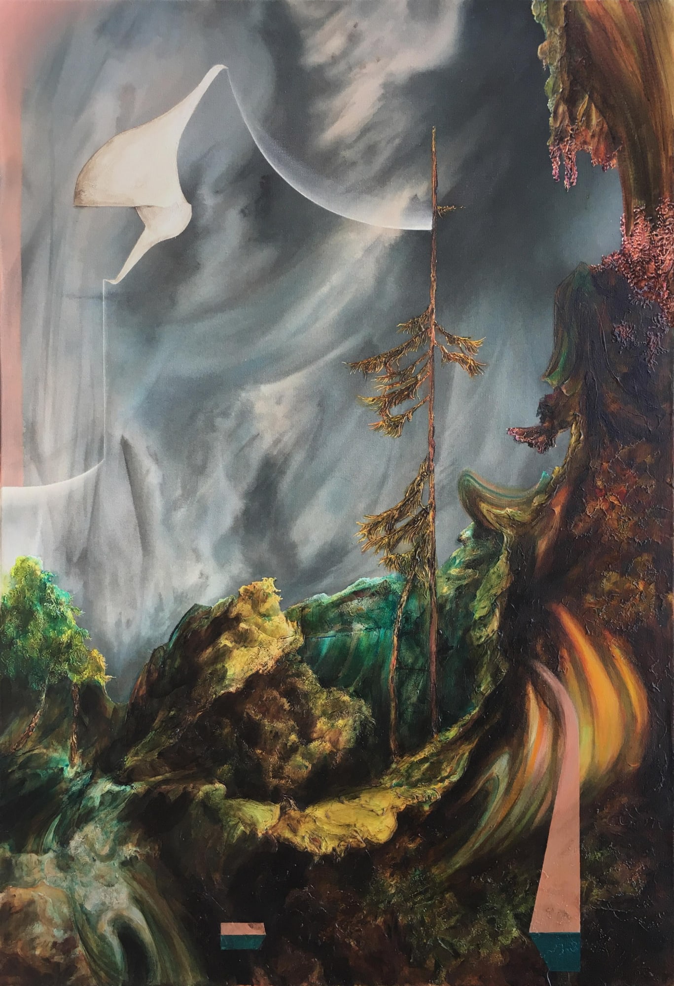 Pilgrims I, 2018 Acrylic on canvas 44 x 30 inches (111.8 x 76.2 cm)