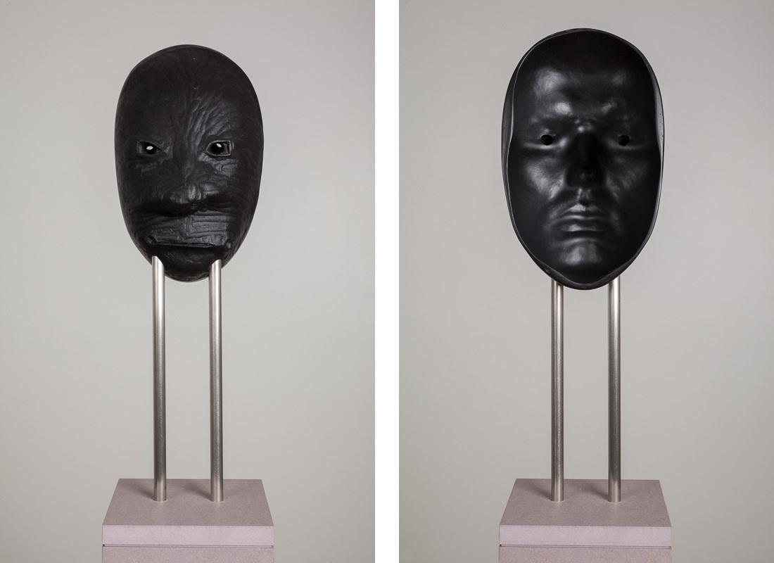 Michael Fliri, #2, 2014, Artestone, varnish, steel and MDF, 12 x 5 3/4 x 8 3/4 inches (30.5 x 14.6 x 22.2 cm), Edition of 3 + 1AP