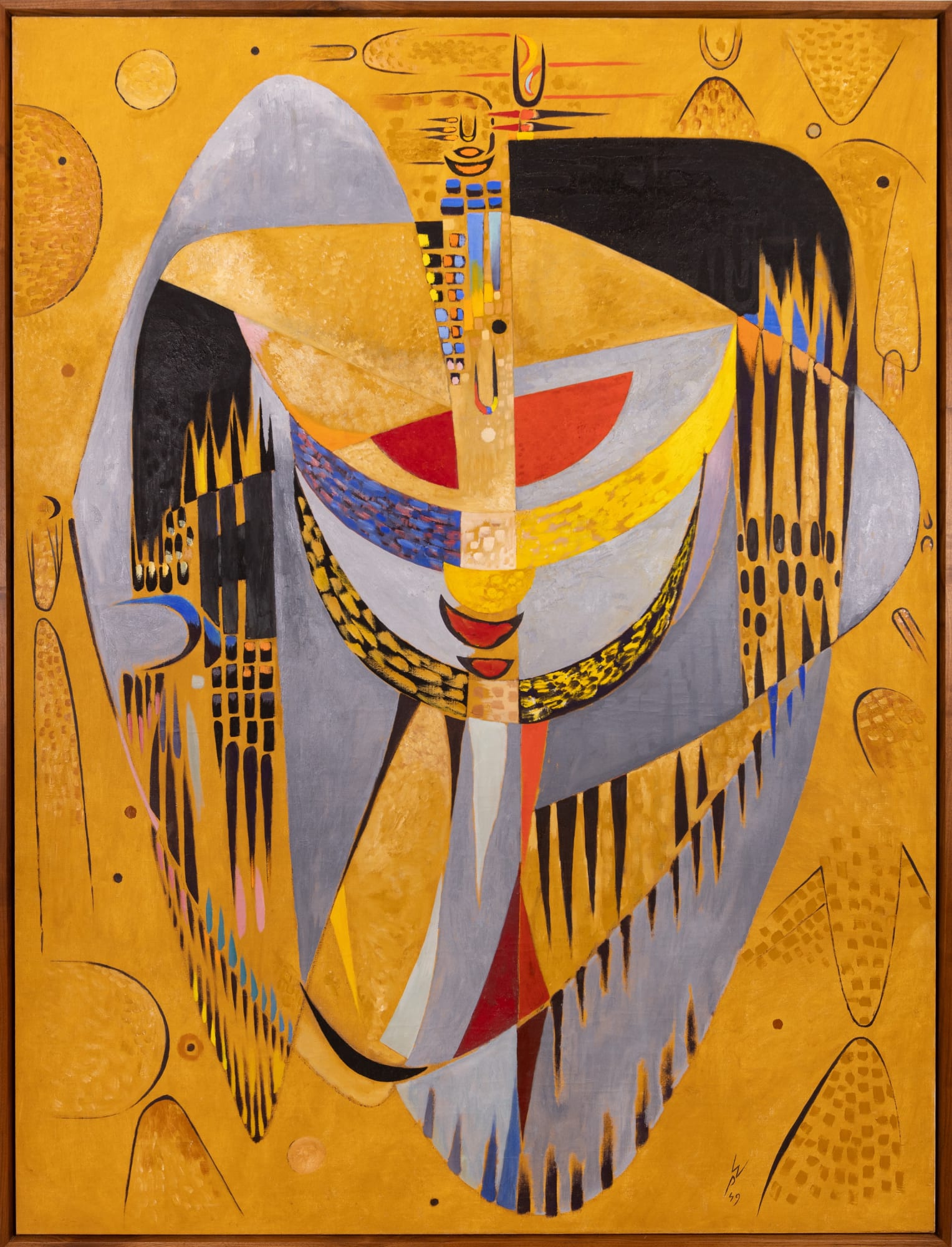 Wolfgang Paalen, Messagers des trois pôles (Messengers from Three Poles), 1949. Oil on canvas, 80 x 61 inches / 203.2 x 154.94 cm
