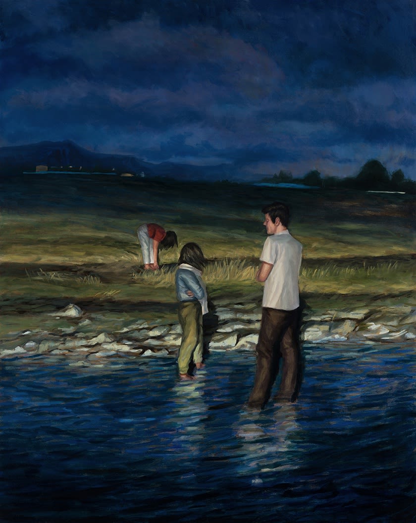 Ayda Roozbayani Outliers, 2023 Oil on canvas 100 x 80 cm 39 3/8 x 31 1/2 in