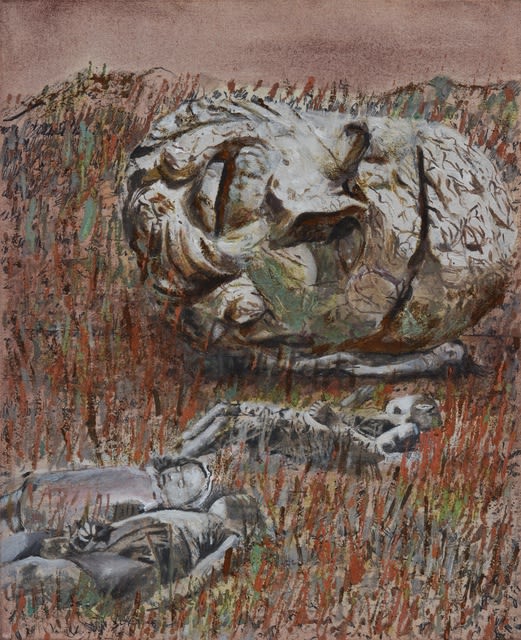 Marzieh Bagheri Situation #26, 2020 Acrylic and metal oxides on canvas 40 x 32 cm 15 3/4 x 12 5/8 in