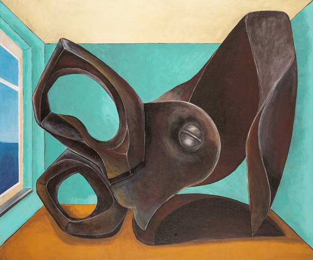 Neda Kashani Lockdown forever, 2018 Acrylic on canvas 100 x 150 cm 39 3/8 x 59 in