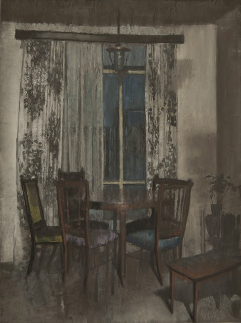 Rozita Nosrati Untitled, 2019 Ink and Pastel 69.5 x 44.4 cm 27 3/8 x 17 1/2 in