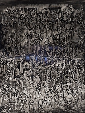 Ali Saeedi Iranshahr 11, 2021 Acrylic on canvas 130 x 98.5 cm 51 1/8 x 38 3/4 in