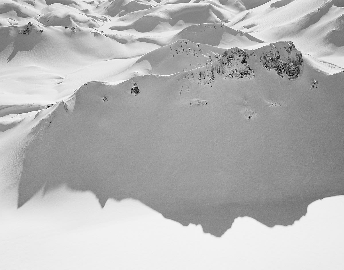 Mountain Shadow, Suðurland, Iceland, 2015 Selenium Toned Silver Gelatin Print 16x20" Edition of Three
