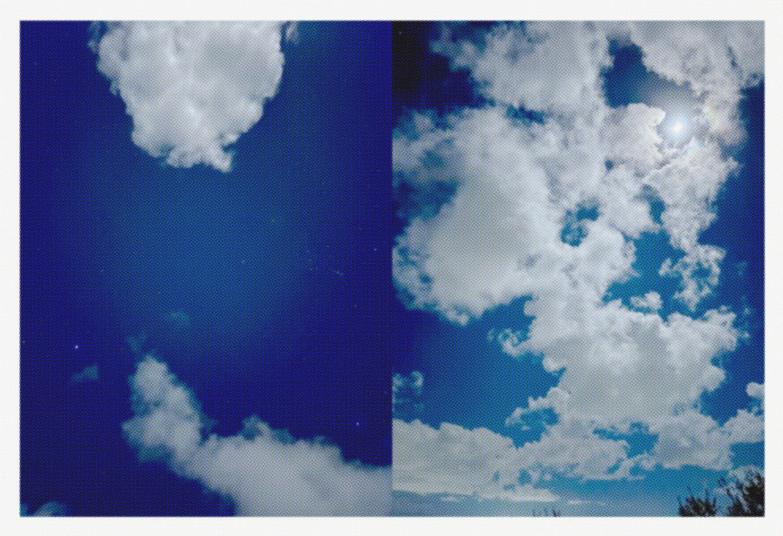 iPhone Clouds, St. Philip, Barbados, 2026 Archival Pigment Print on Moab Entrada Rag, 17x21" Edition of Three