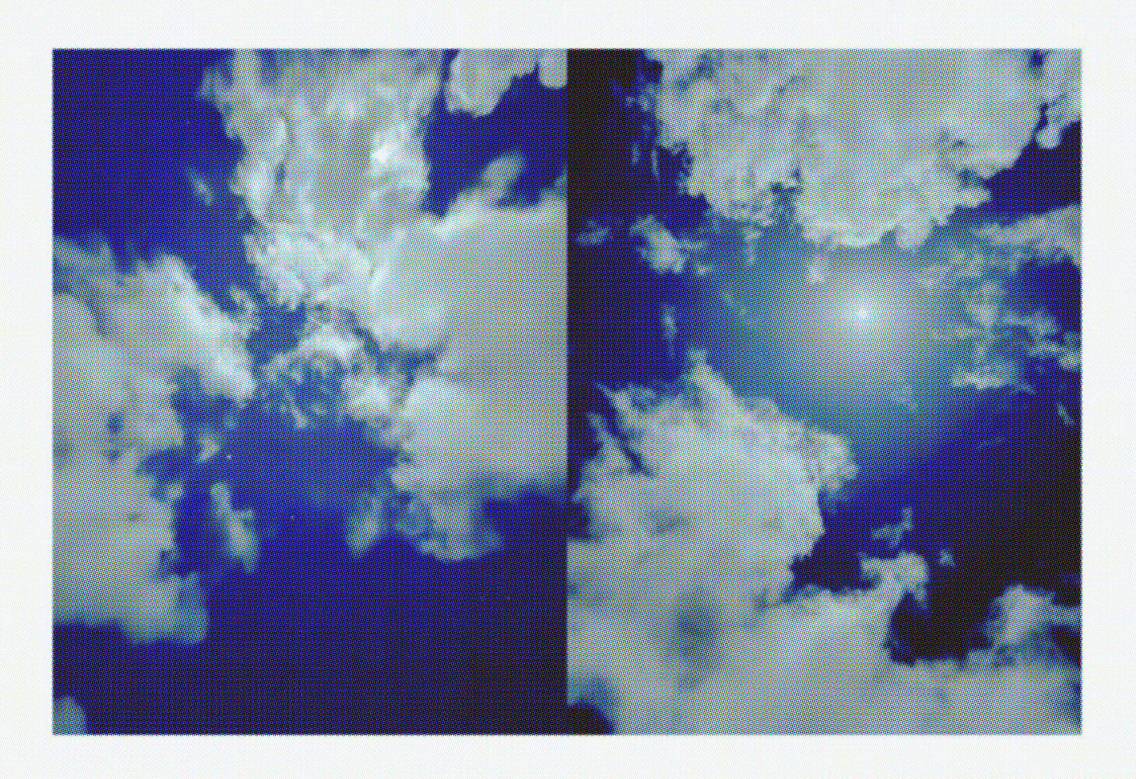 iPhone Clouds, St. Philip, Barbados, 2026 Archival Pigment Print on Moab Entrada Rag, 17x21" Edition of Three