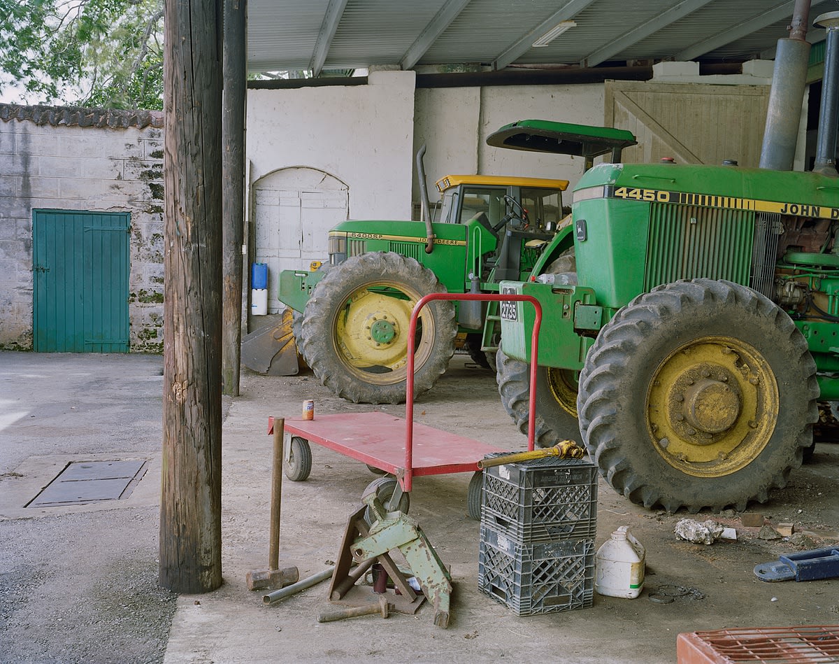 Tractor Yard, Brighton Farm, St. George, Barbados, 2006 Archival Pigment Print on Moab Entrada Rag, 17x21" Edition of Three