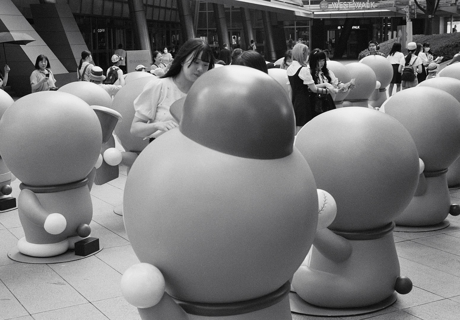 Untitled, Roppongi, Tokyo, Japan, 2023 Selenium Toned Silver Gelatin Print, 16x20" Edition of Three