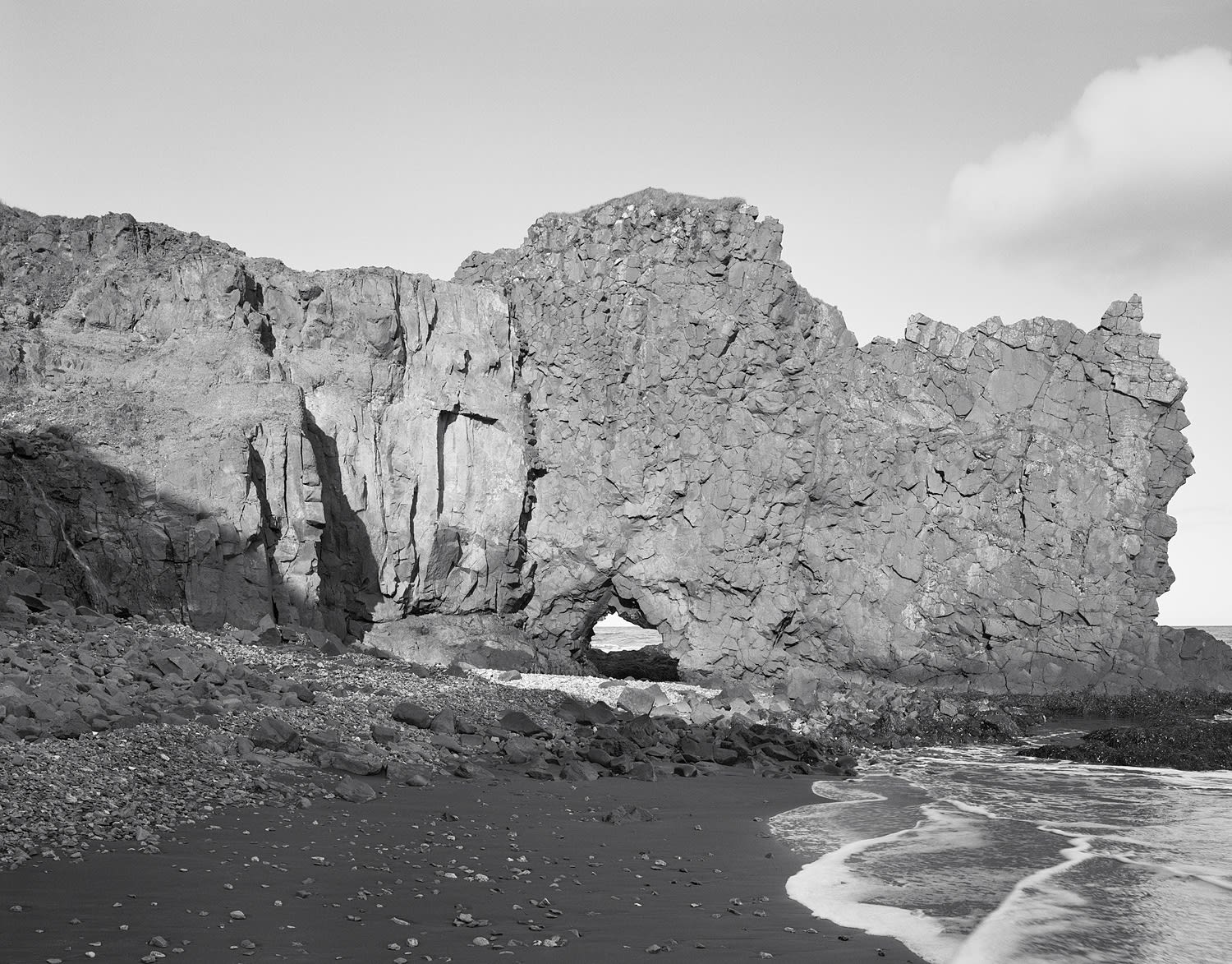Landsendi, Iceland, 2019 Selenium Toned Silver Gelatin Print 16x20" Edition of Three