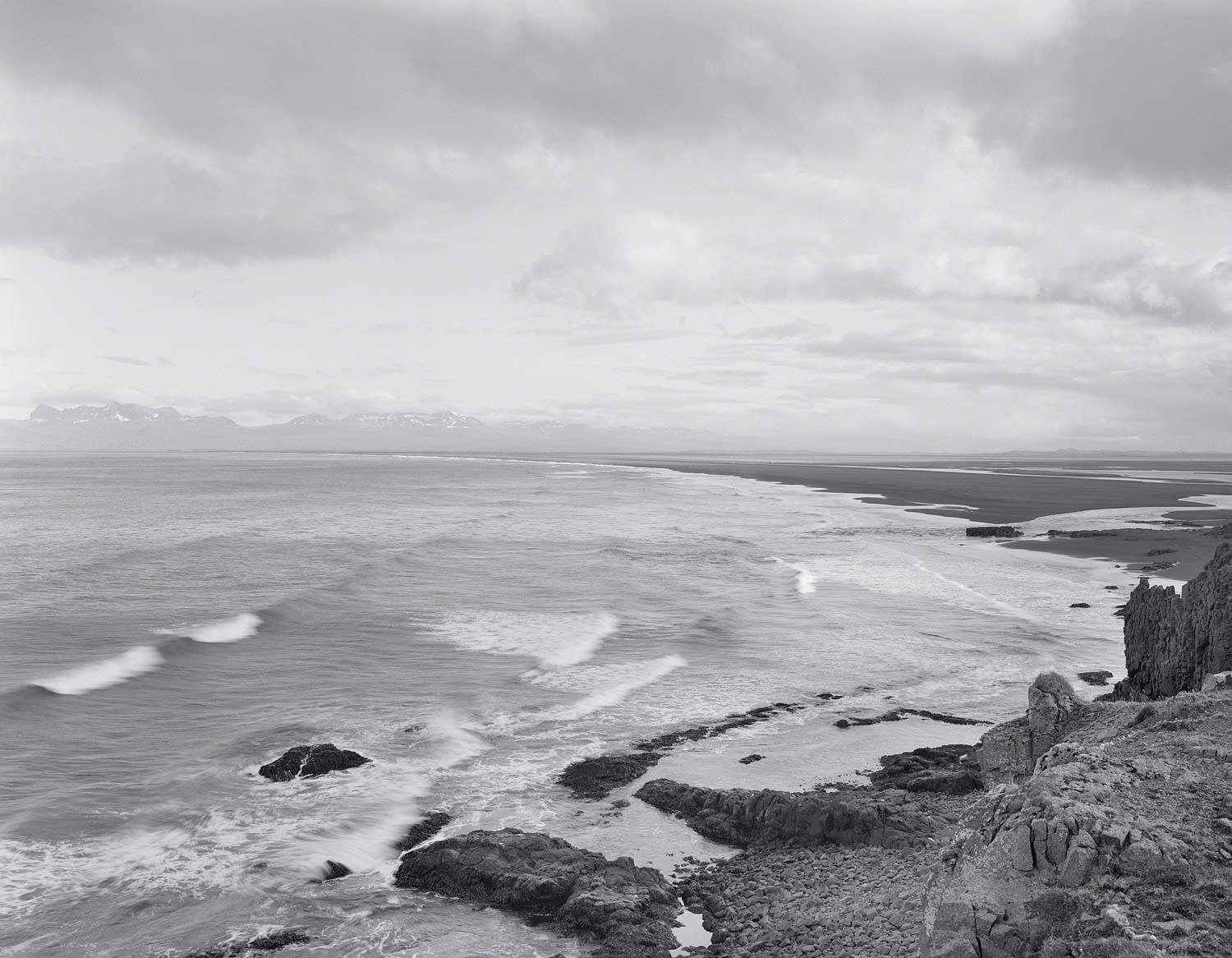 Landsendi, Iceland, 2019 Selenium Toned Silver Gelatin Print 16x20" Edition of Three