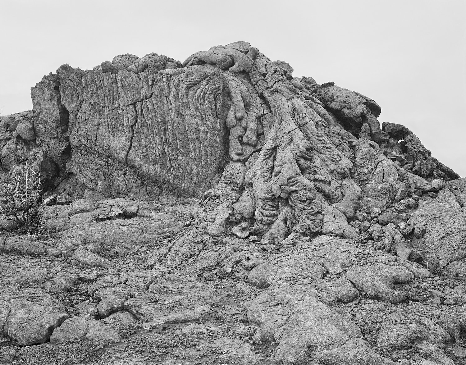 Kaʻū Desert, Southwest Rift Zone, Hawai'i, 2003 Selenium Toned Silver Gelatin Print 16x20" Edition of Three