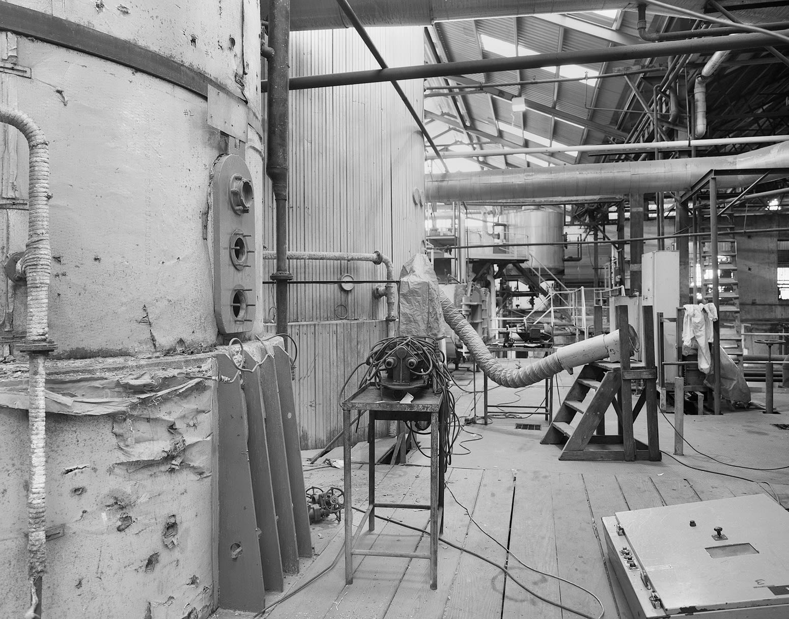 Spontaneous Sculpture, Andrews Sugar Factory, St. Joseph, Barbados, 2007 Selenium Toned Silver Gelatin Print, 20x24" Archival Pigment Print on Moab Entrada Rag, 17x21" Edition of Three