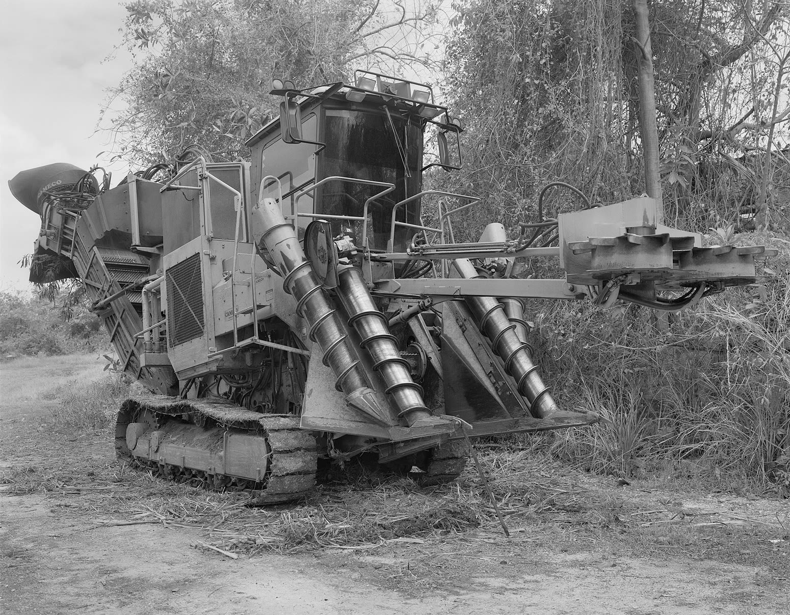 Cane Harvester, Brighton Farm, St. George, Barbados, 2008 Selenium Toned Silver Gelatin Print, 20x24" Archival Pigment Print on Moab Entrada Rag, 17x21" Edition of Three