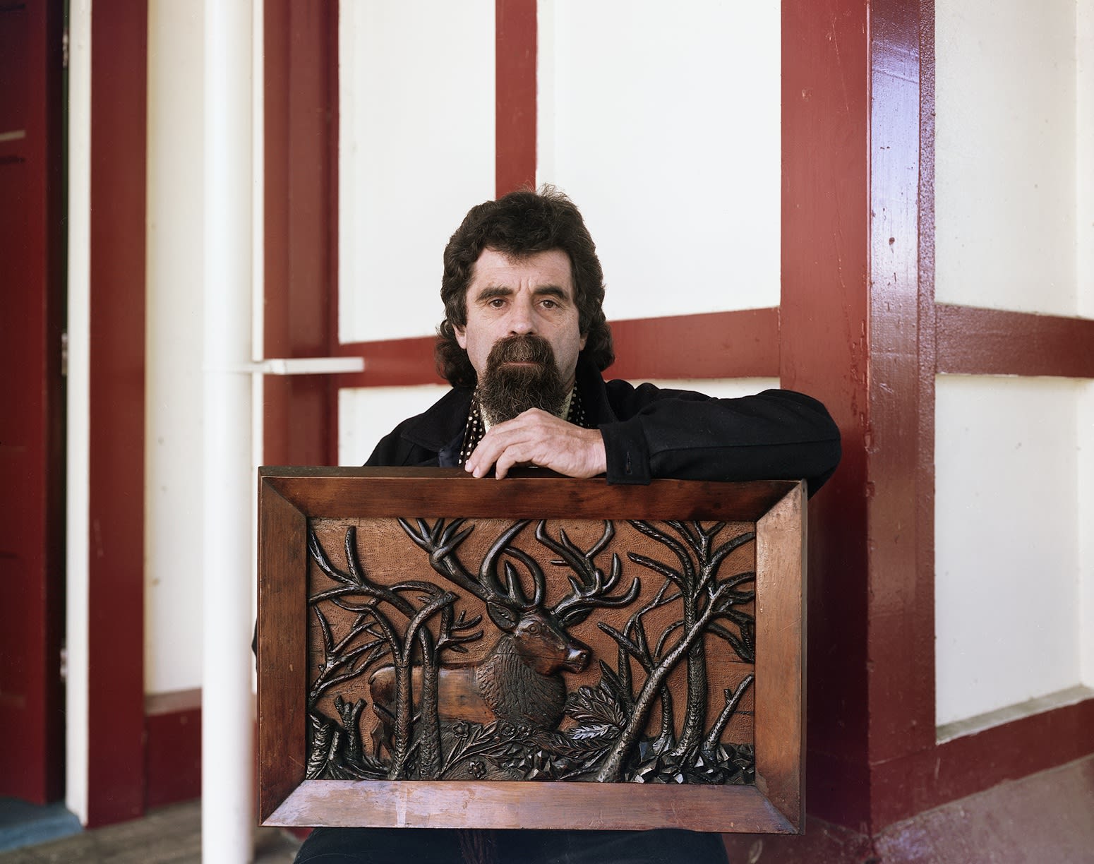 John Perry, Director of the Rotorua Museum, Rotorua, New Zealand, 1995 Archival Pigment Print on Moab Entrada Rag, Image Size, 8x10", Paper Size, 17x21" Edition of Three