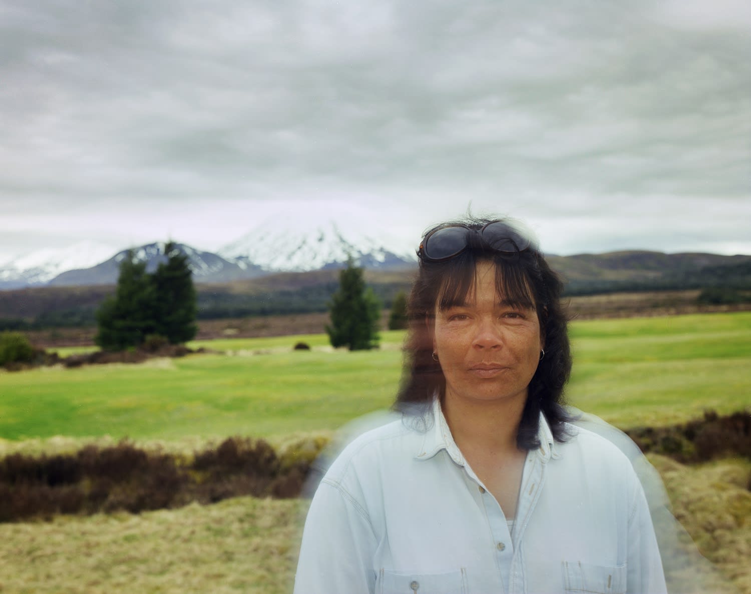 Kuini and Mt. Ruapehu, Tongariro National Park, New Zealnd, 1995 Archival Pigment Print on Moab Entrada Rag, Image Size, 8x10", Paper Size, 17x21" Edition of Three