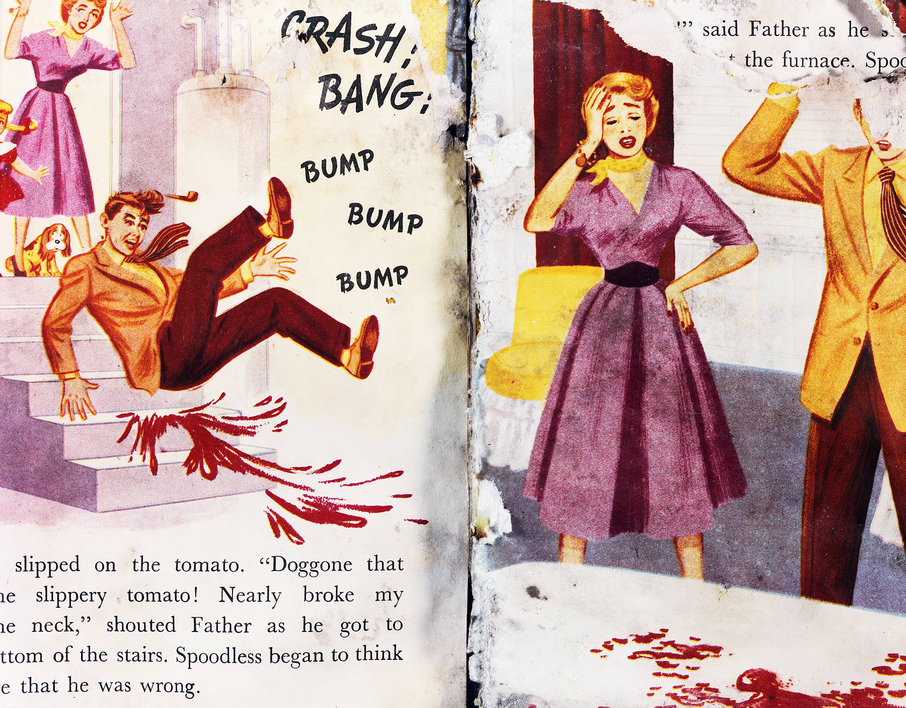 Children's Book Found Floating in Lake Rototrua, Rotorua, New Zealand, 1995 Archival Pigment Print on Moab Entrada Rag, Image Size, 8x10", Paper Size, 17x21" Edition of Three