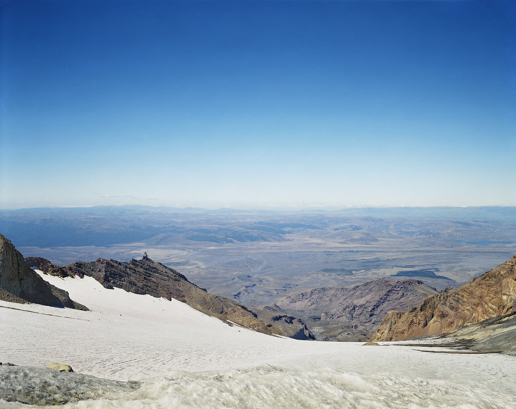 View from Dome Shelter, Mt. Ruapehu, New Zealand, 1995 Archival Pigment Print on Moab Entrada Rag, Image Size, 8x10", Paper Size, 17x21" Edition of Three