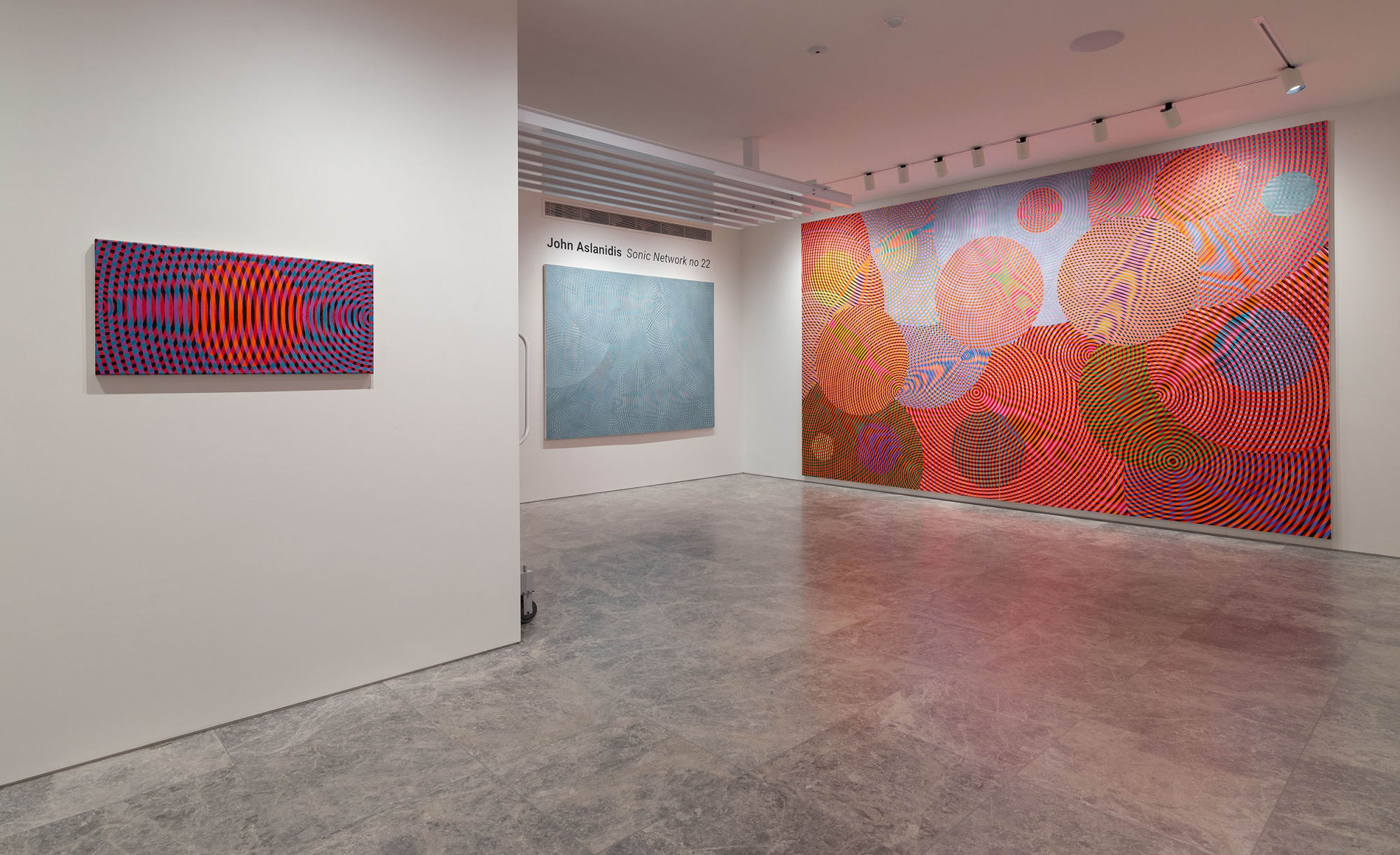 John Aslanidis, Sonic Network no 22, 2024, Installation View, Lennox St. Gallery