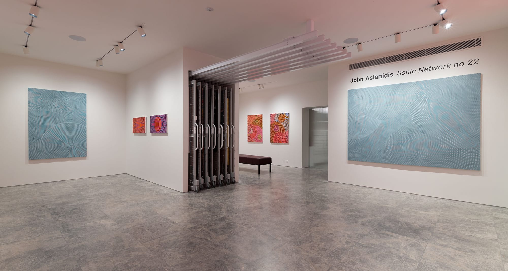 John Aslanidis, Sonic Network no 22, 2024, Installation View, Lennox St. Gallery