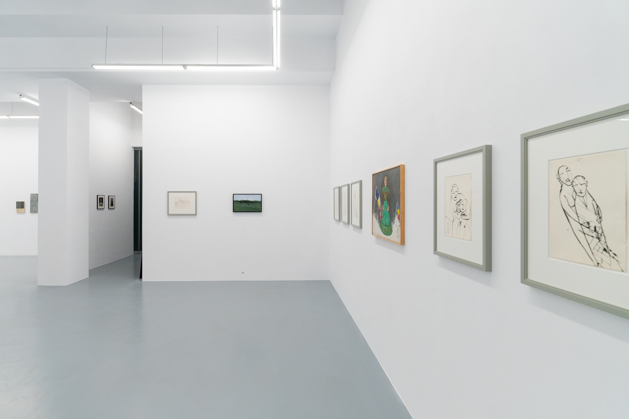Installation view Florin Mitroi: Ch. 1: Winter, curated by Erwin Kessler
