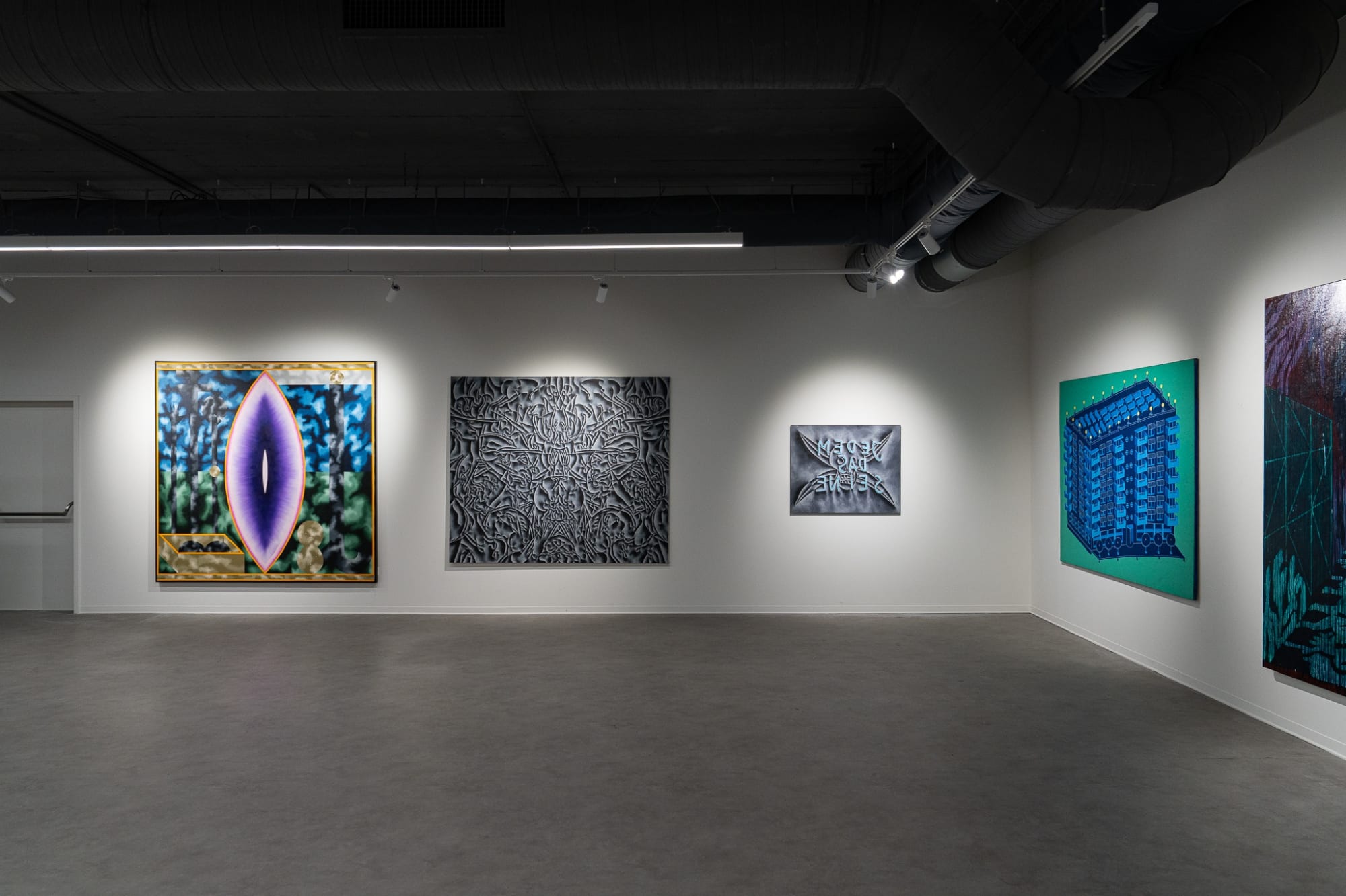 Exhibition view Gili Mocanu: Hill with Skull. Curated by Mihnea Mircan