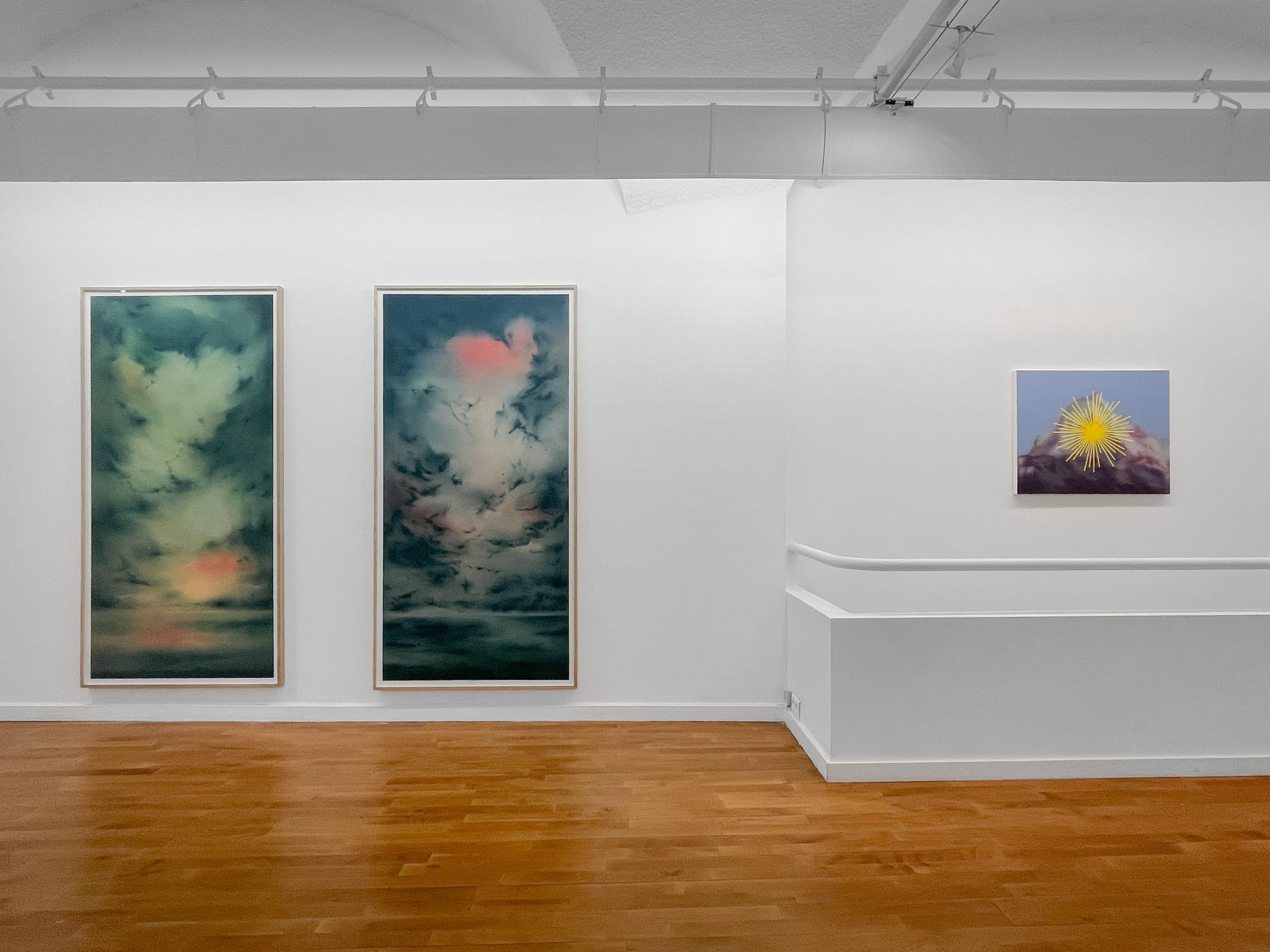 Coraline de Chiara George Rousse Tania Mouraud Clermont-Ferrand exposition de groupe 2023 vue d'exposition Léo Dorfner