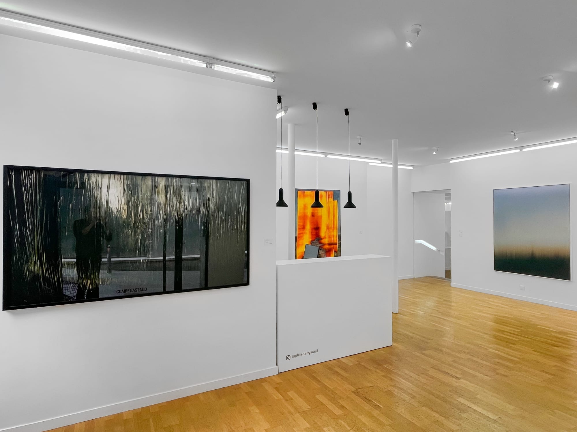 Coraline de Chiara George Rousse Tania Mouraud Clermont-Ferrand exposition de groupe 2023 vue d'exposition Léo Dorfner