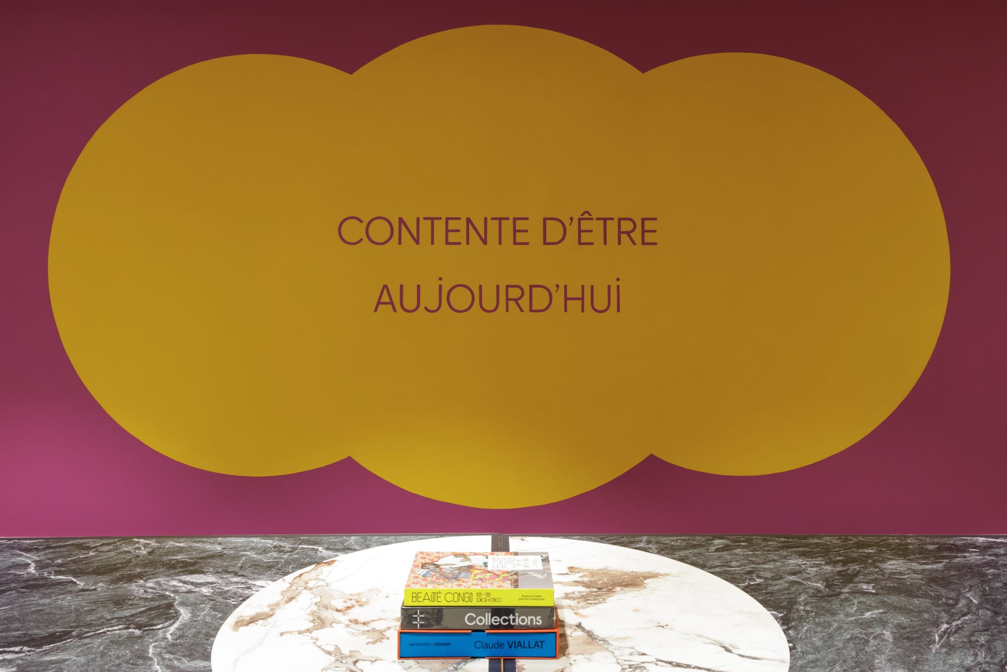 Contente d'être aujourd'hui