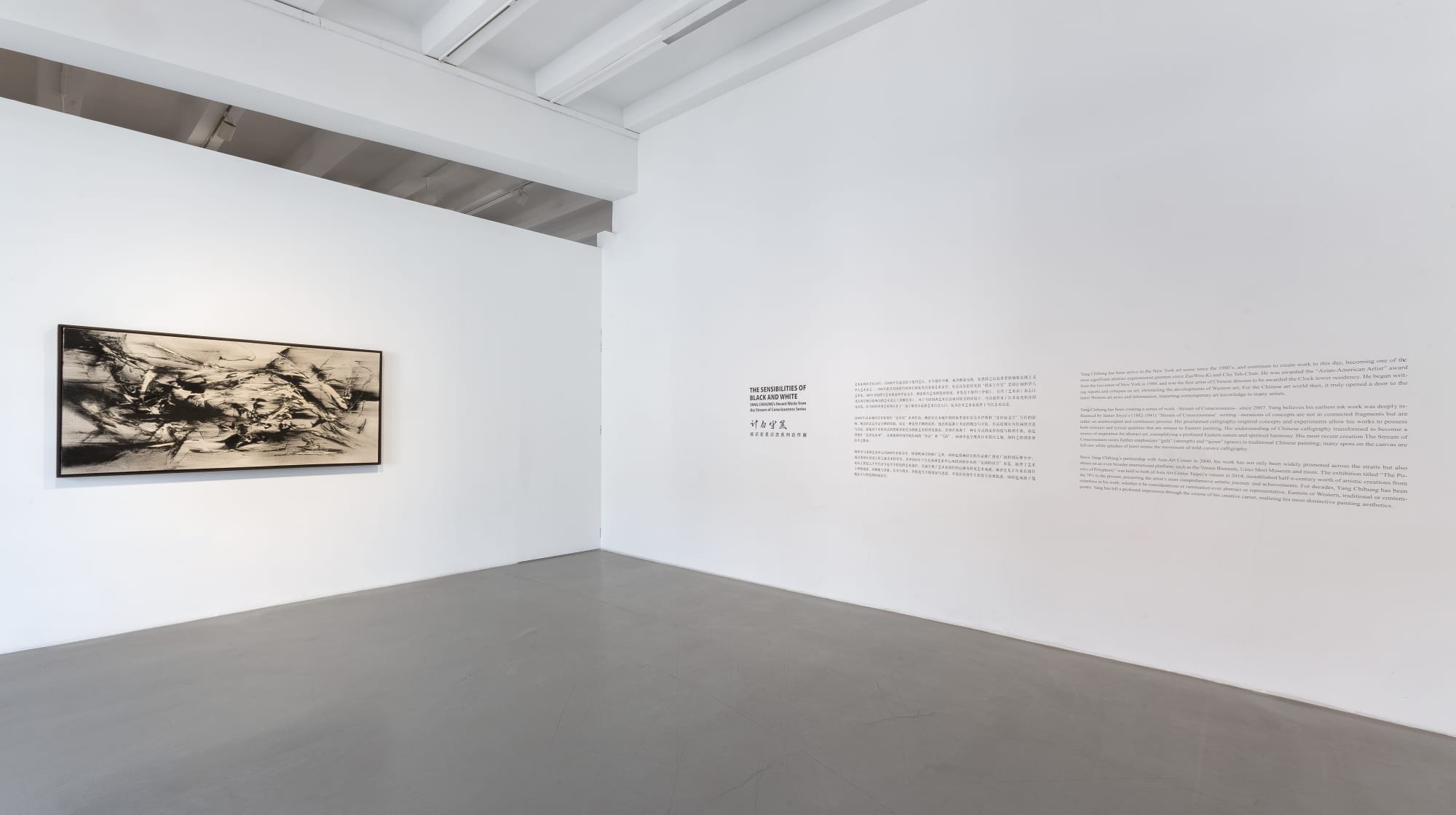 計白守黑—楊識宏意識流系列近作展
