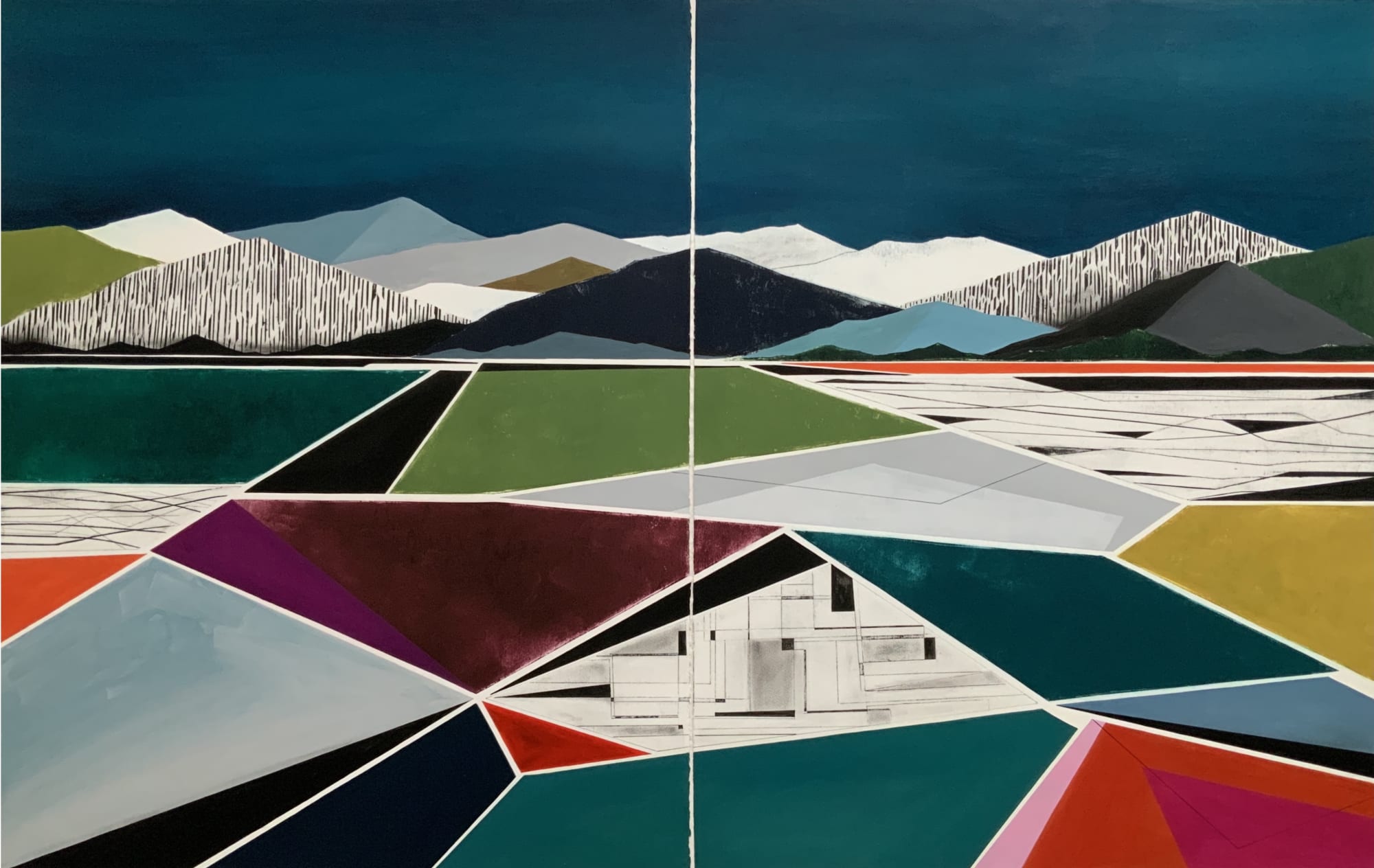 Chowwai Cheung, Landform 3 Diptych