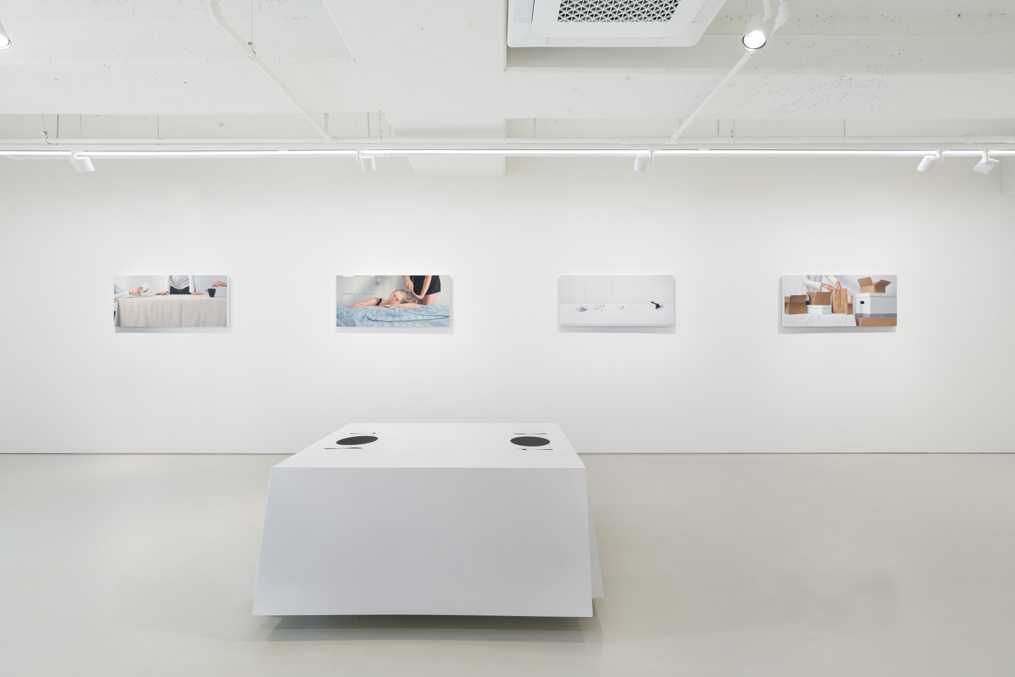 the scene left behind