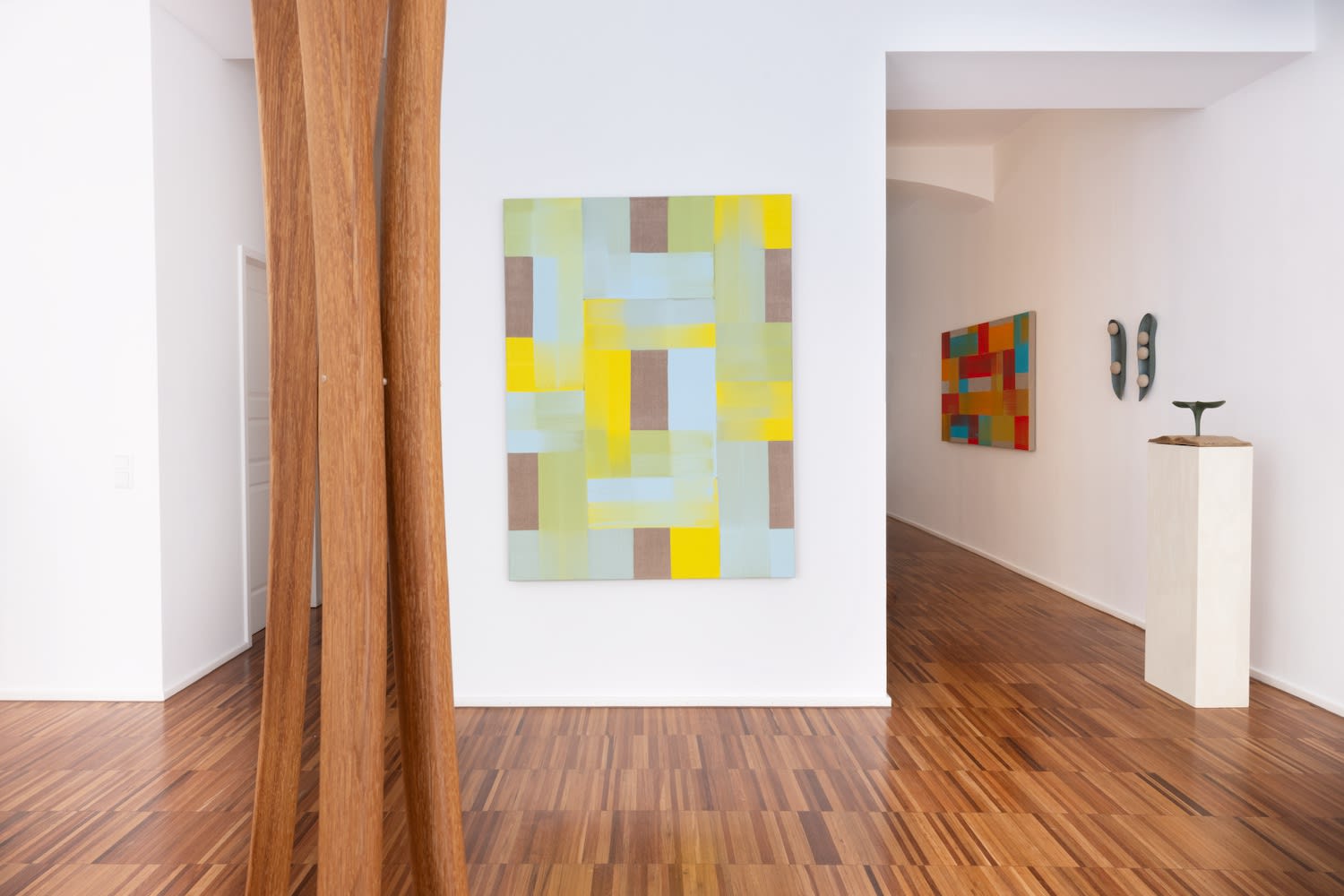 Rupert Eder, Farbrotor, 2012, Öl auf Leinen, 160 x 120 cm