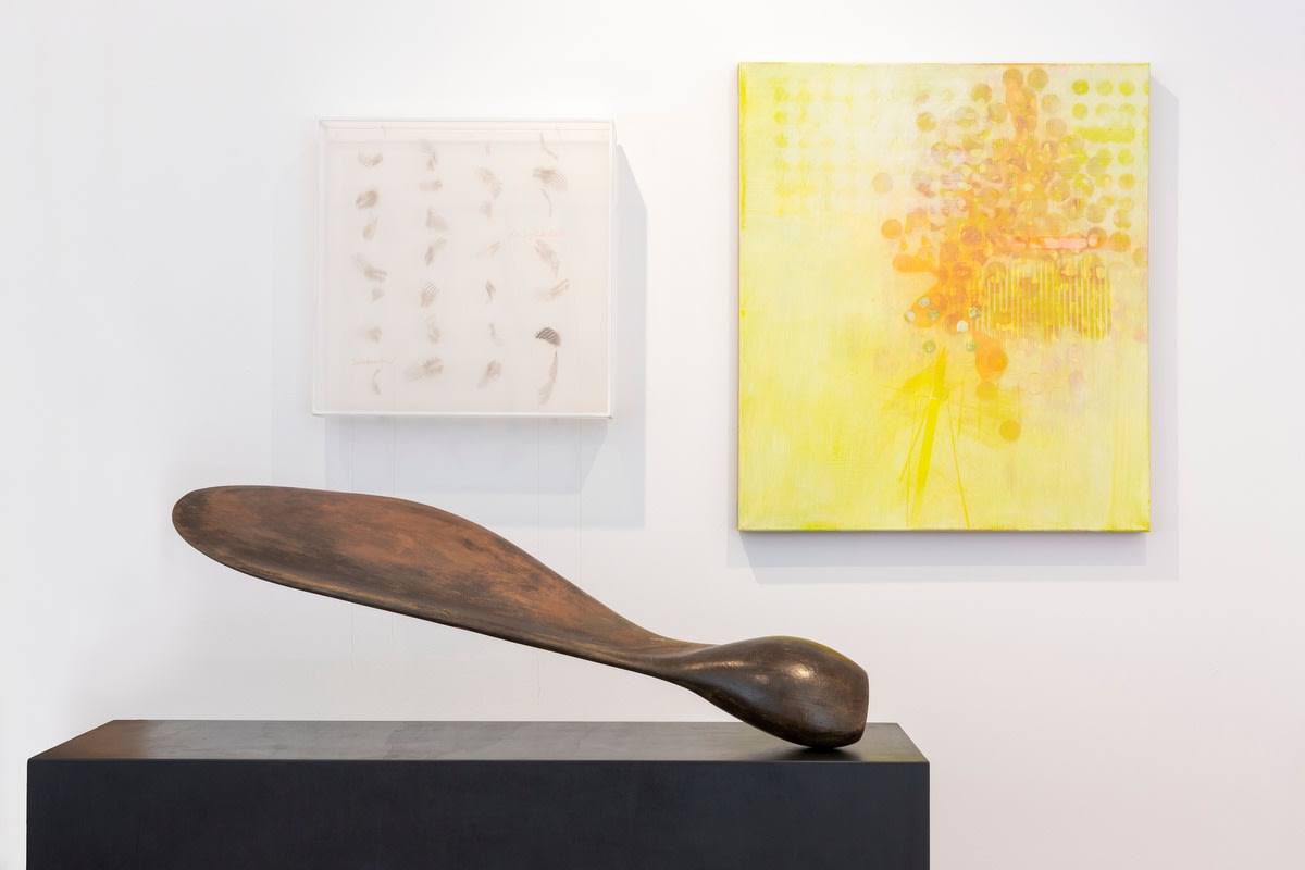 Ausstellungsansicht art and nature II, David John Flynn • Sheila Furlan • Paul Diestel, 2021