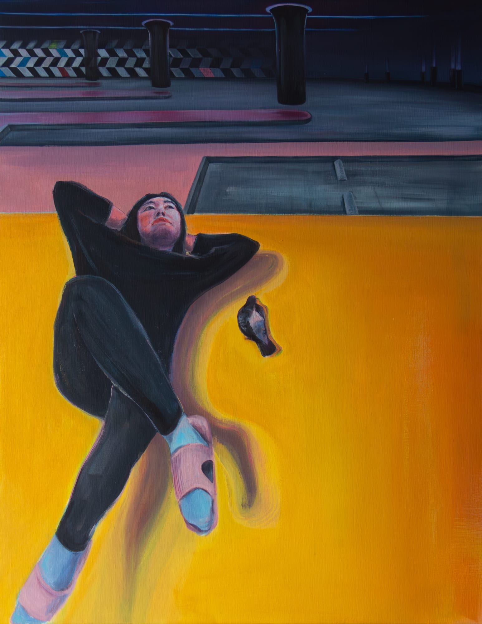 Bo Zhang, Farewell, 2025, Oil on canvas, 90 x 115 cm