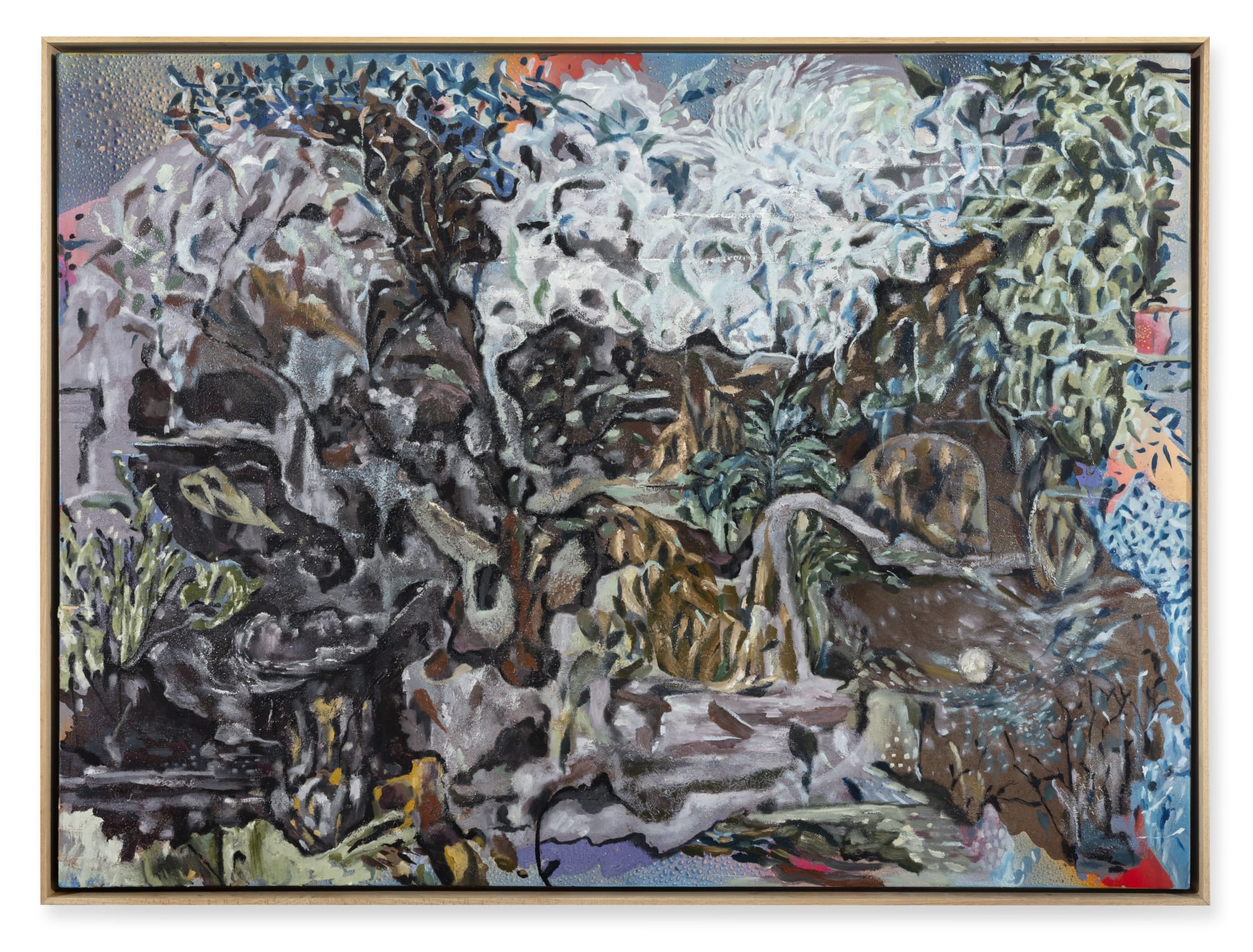 Faizal Yunus Bloom by Paya Indah, 2025 Oil, enamel, and automotive paint on canvas 110 x 150 cm