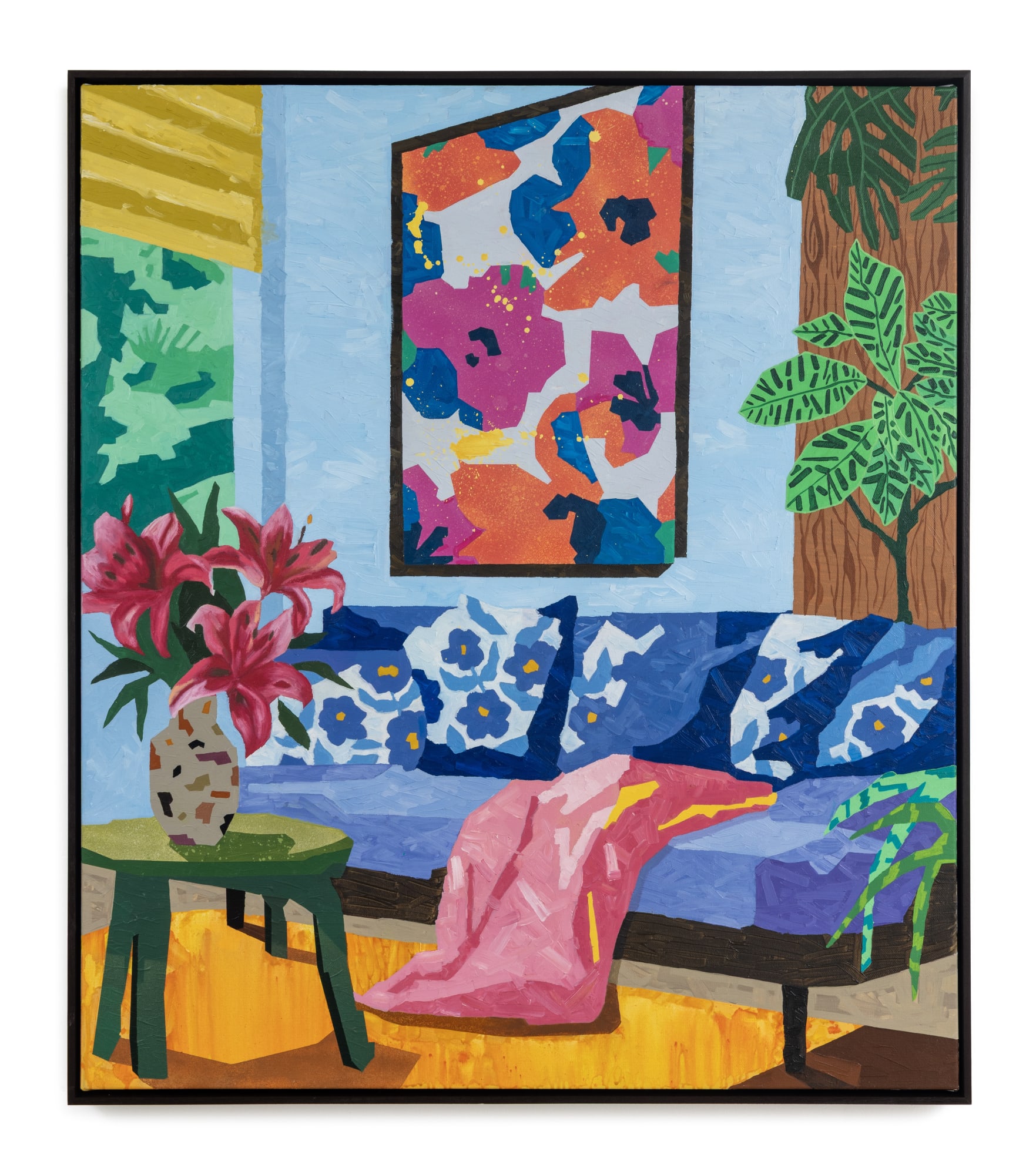 Loqman Zainal Ruang Tak Pernah Lupa, 2025 Mix media on canvas 106.8 X 122.5 cm