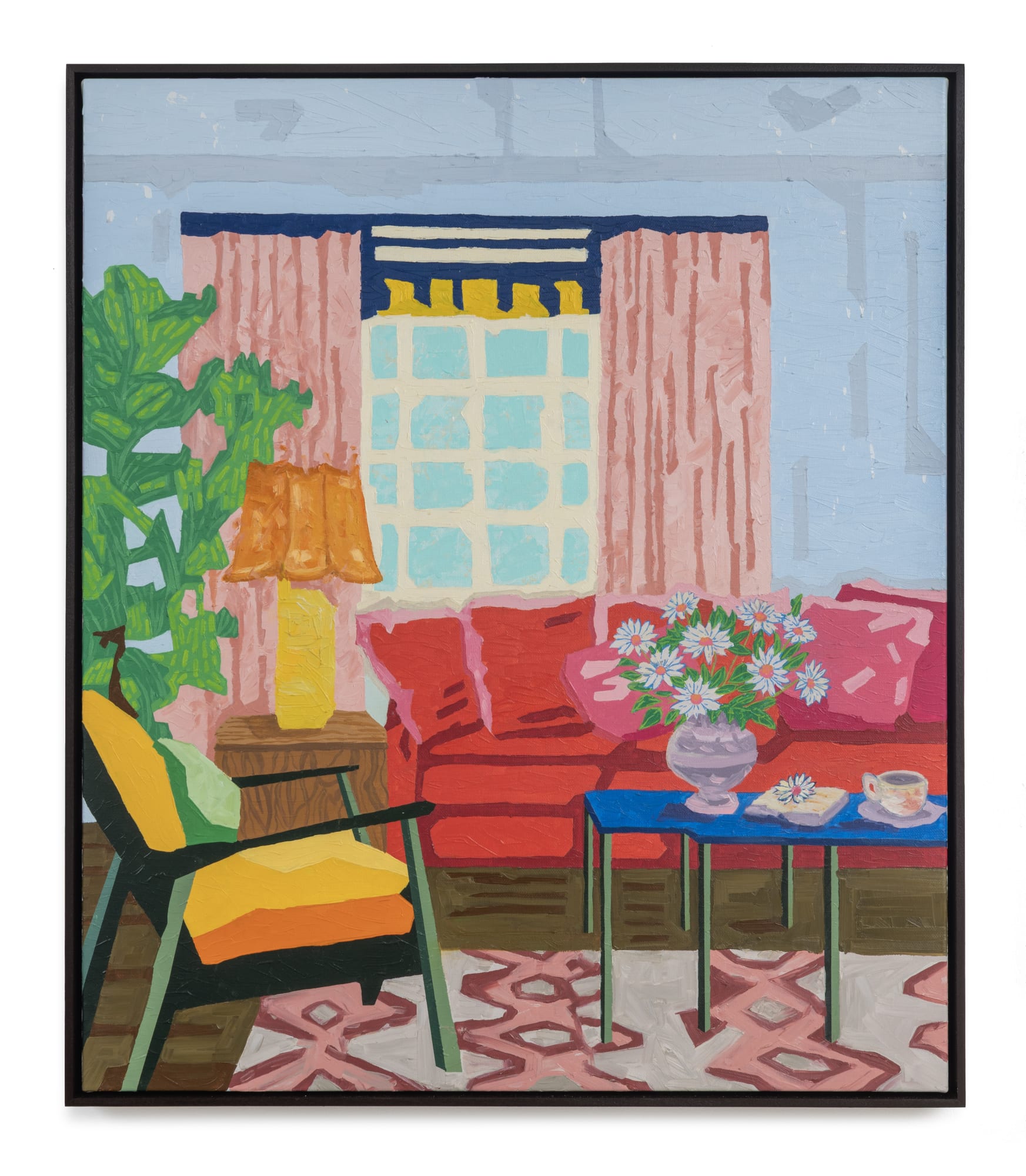 Loqman Zainal Ruang Tanpa Kita, 2025 Mix media on canvas 92.2 X 107 cm