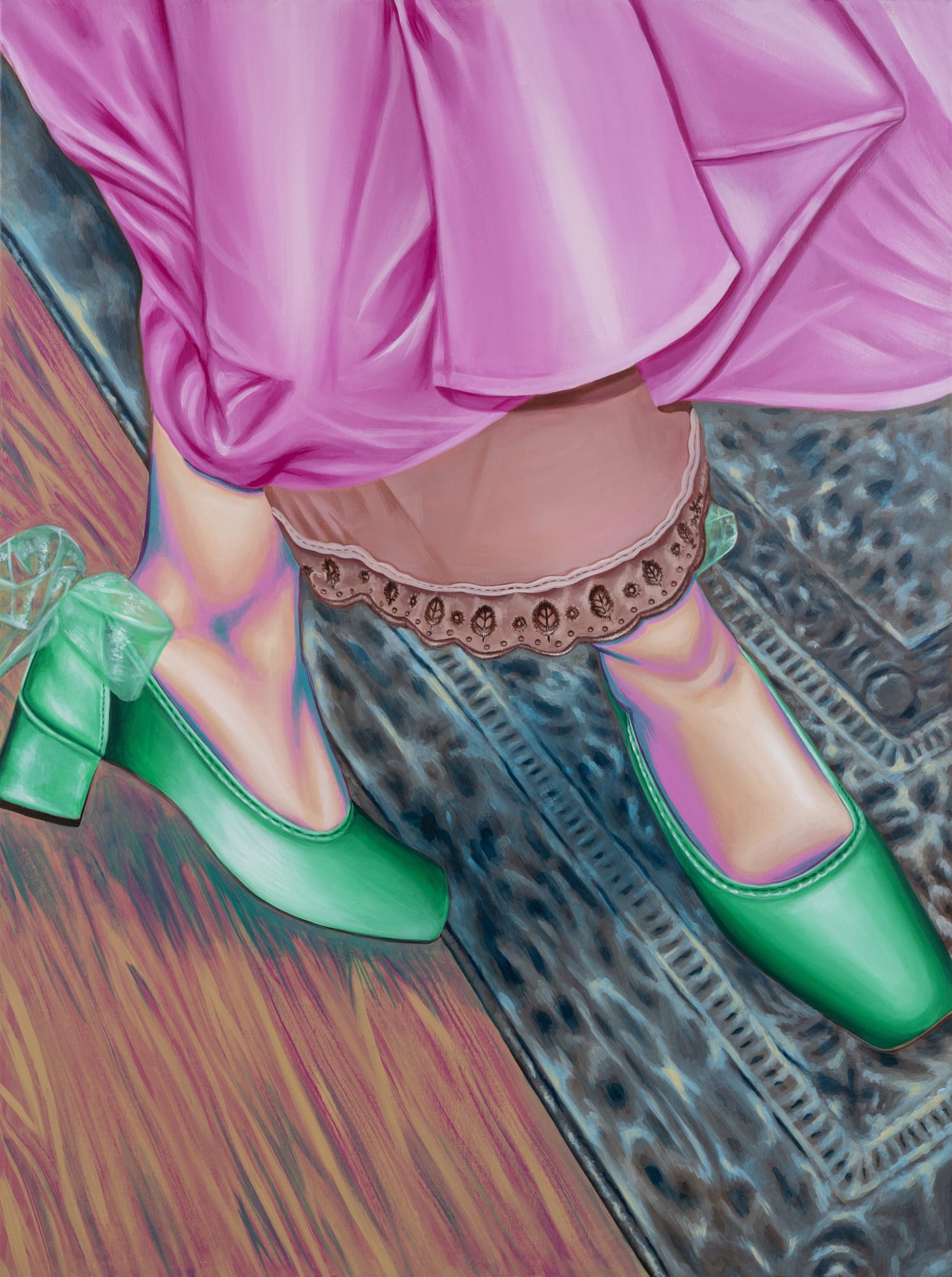 Hana Tan Grape Vine, 2025 Acrylic on linen 122 X 91 cm